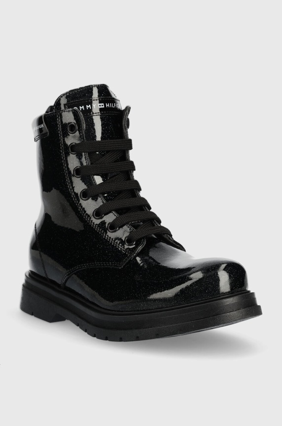 Tommy Hilfiger gyerek bakancs T4A5.33032.35.39 fekete AW23