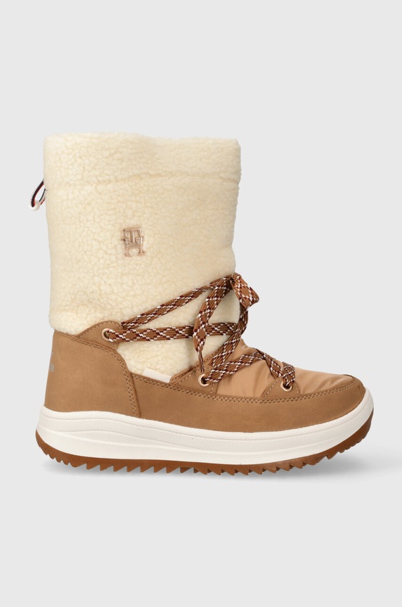 Dječje cipele za snijeg Tommy Hilfiger tekstil smeđa T3A6.33066.35.40