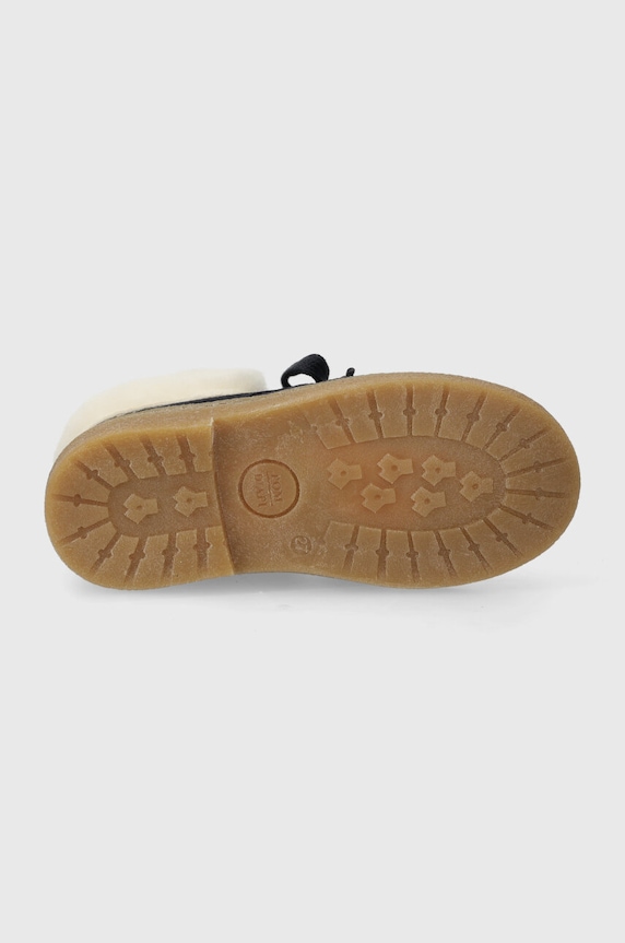 Pom D'api buty zimowe zamszowe dziecięce TRIX FUR G P1DBDF0403.24.27 granatowy