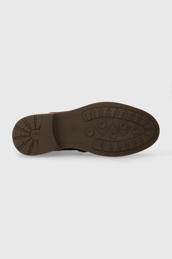 Pom D'api cizme din piele intoarsa pentru copii SISTER LOVE P1ECDZ0401.35.38 burgundia