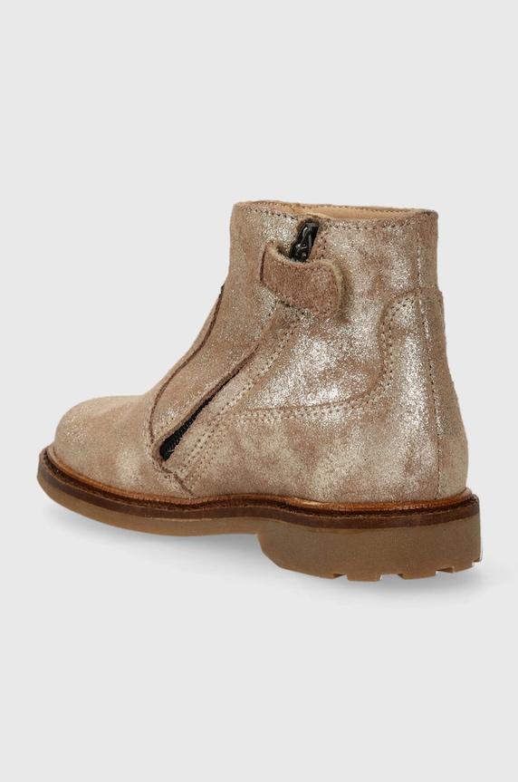 Fete Pom D'api cizme din piele intoarsa pentru copii SISTER BOOTS P1EFDF0405.24.27 bej