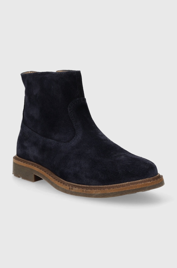 Pom D'api gyerek bokacsizma velúrból SISTER BOOTS P1EFDZ0401.28.30 sötétkék AW23