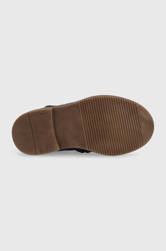 Pom D'api cizme chelsea din piele intoarsa CITY APPLE P1IADZ0403.24.27 bleumarin