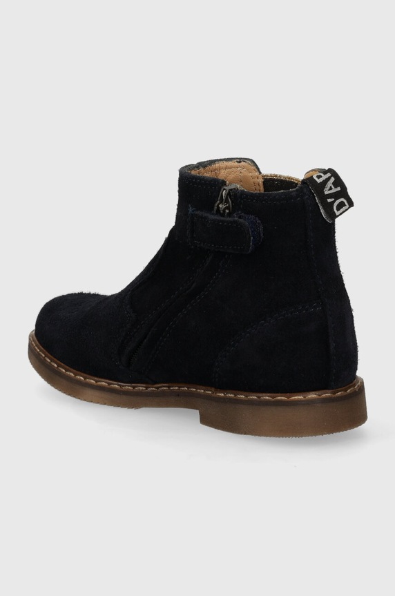 Djevojčice Dječje gležnjače od brušene kože Pom D'api CITY JODZIP P1IEES0402.24.27 mornarsko plava