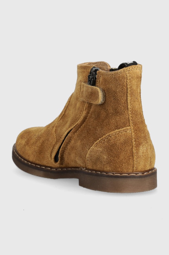 Djevojčice Dječje gležnjače od brušene kože Pom D'api P1IEES0403.24.27 bež