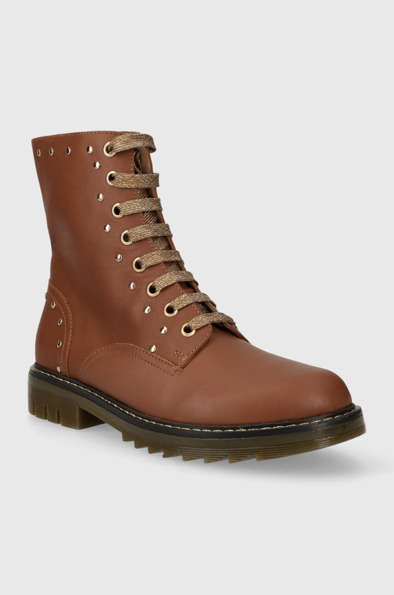 Pom D'api gyerek worker bakancs SID HI STUD P1MABN0401.35.38 barna AW23