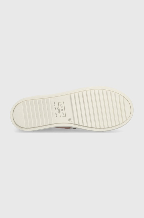 Pom D'api teniși din piele copii SWAG ZIP LACE P1QBFC0402.31.34 roz