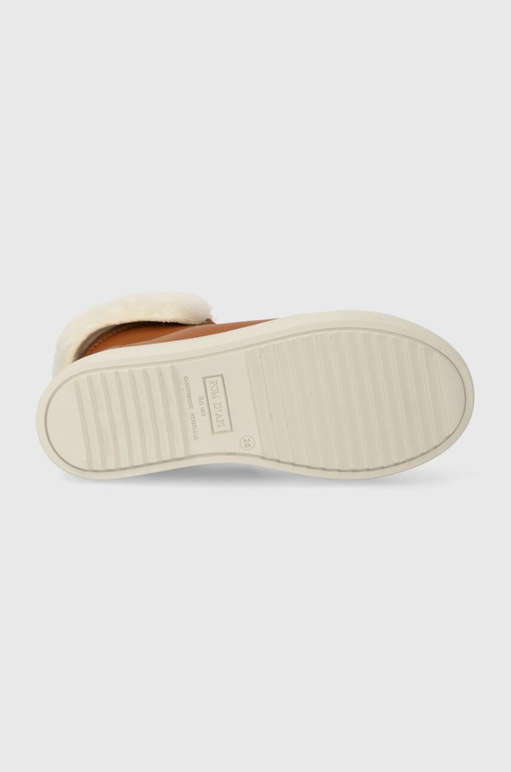 Pom D'api buty zimowe dziecięce SWAG ZIP FUR P1QDBN0401.28.30 brązowy