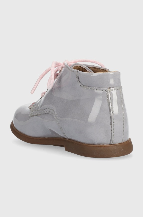 Fete Pom D'api incaltaminte din piele pentru copii NIOUPI NEW MEX P1ZCEV0402 violet
