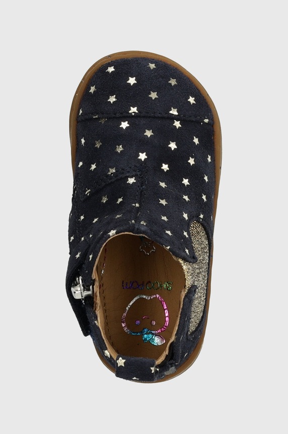 Παιδικές μπότες τσέλσι από σουέτ Shoo Pom σκούρο μπλε P4ACDJ0402.20.25