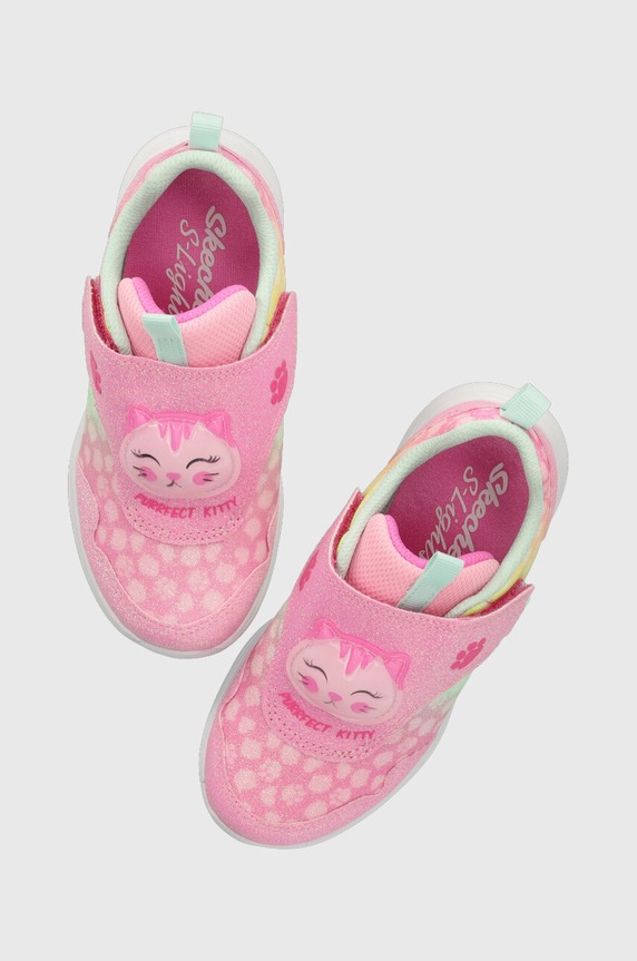 Детски маратонки Skechers GLIMMER KICKS ниска розов 302698N