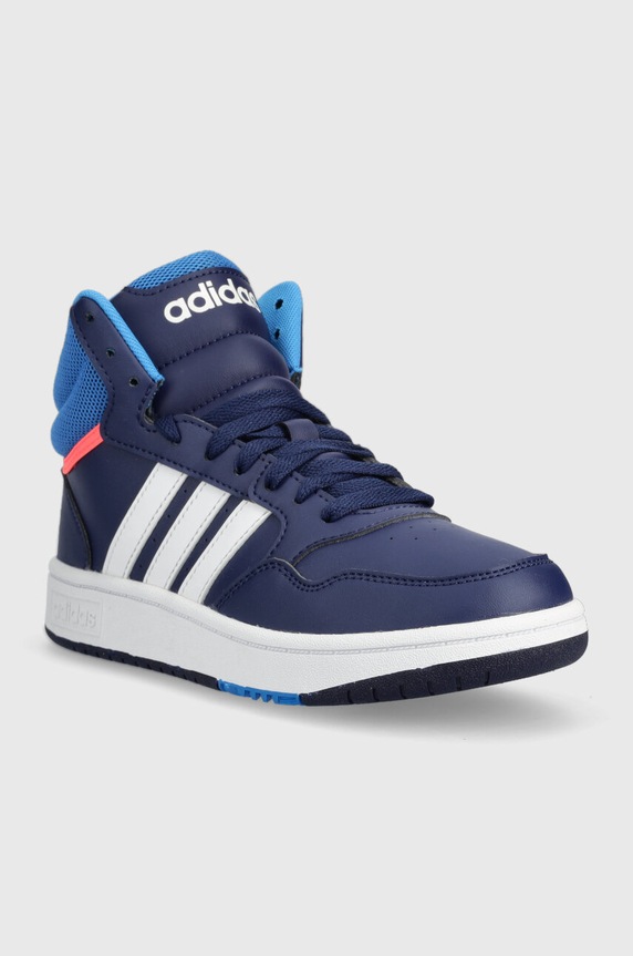 adidas Originals sneakersy dziecięce HOOPS MID 3. K GW0400 niebieski AW23