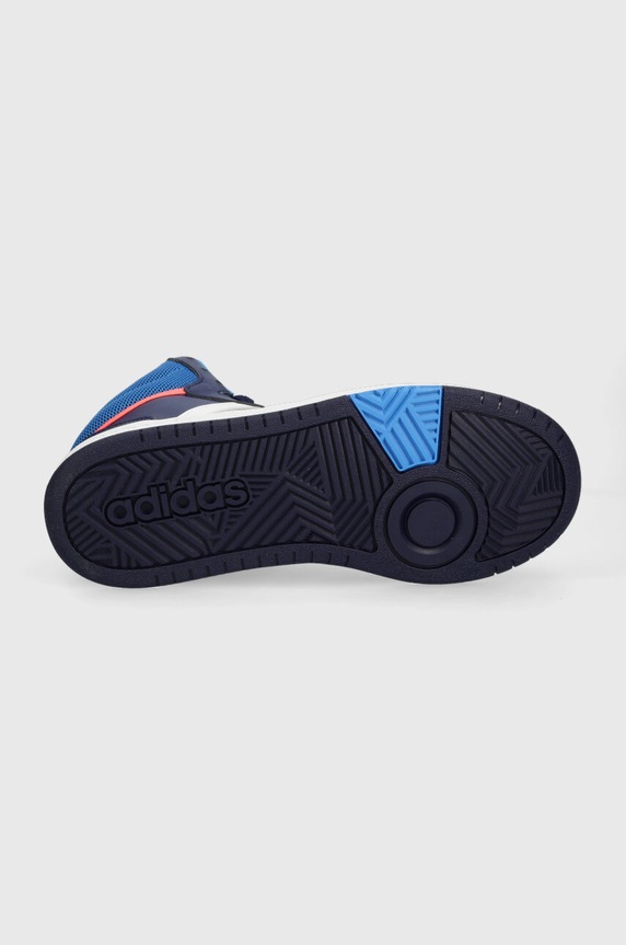 adidas Originals sneakersy dziecięce HOOPS MID 3. K GW0400 niebieski