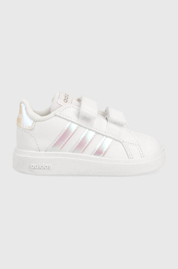 Detské tenisky adidas GRAND COURT 2. suchý zips biela GY2328