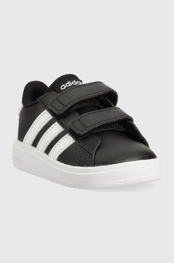 adidas sneakersy dziecięce GRAND COURT GW6523 czarny AW23