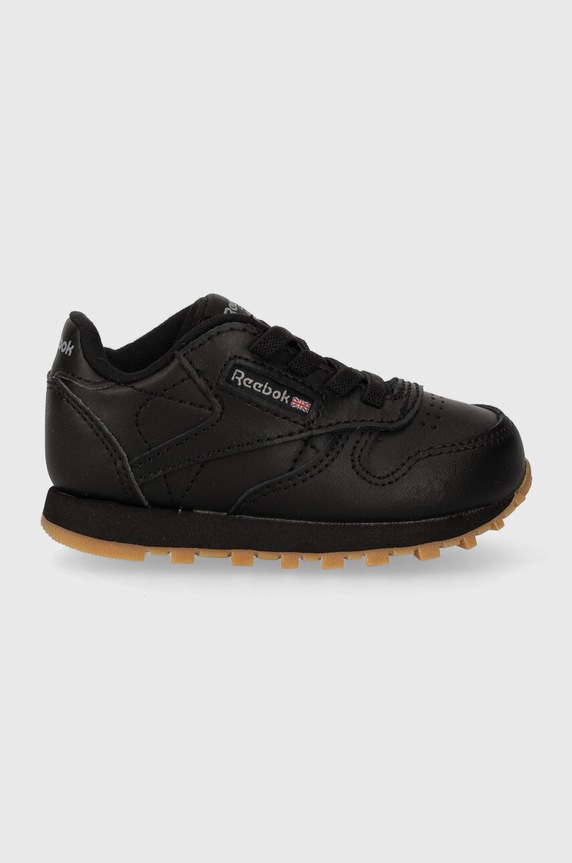 Reebok Classic gyerek sportcipő CL LTHR nappa bőr fekete 100008337