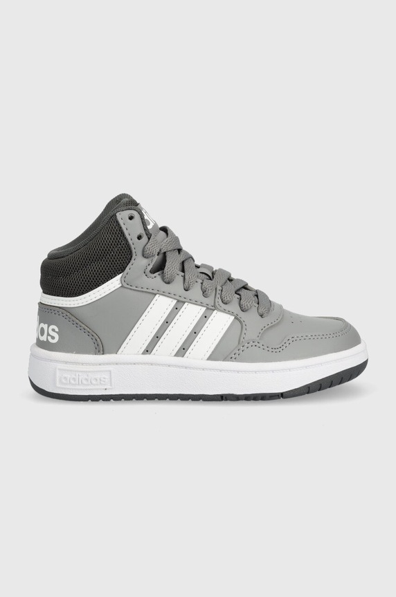 adidas Originals sneakersy dziecięce HOOPS MID 3.0 K wysoka szary IF2721