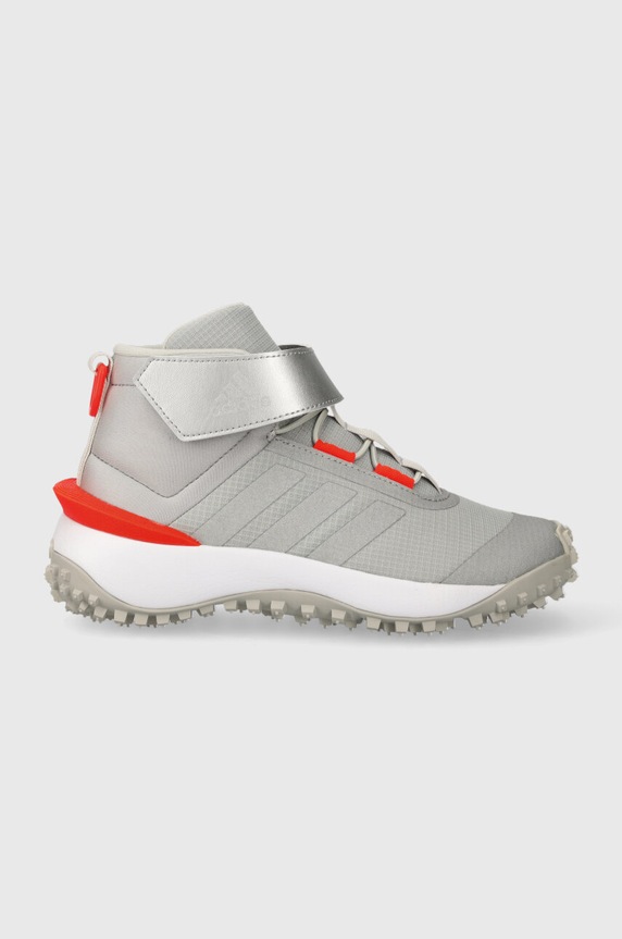adidas sneakersy dziecięce FORTATRAIL EL K imitacja skóry licowej szary IG7266