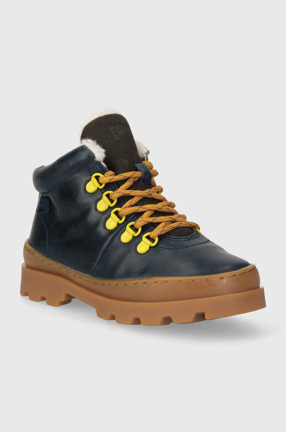 Dječje zimske kožne cipele Camper K900313 Brutus Kids K900313.28.38 mornarsko plava AW23