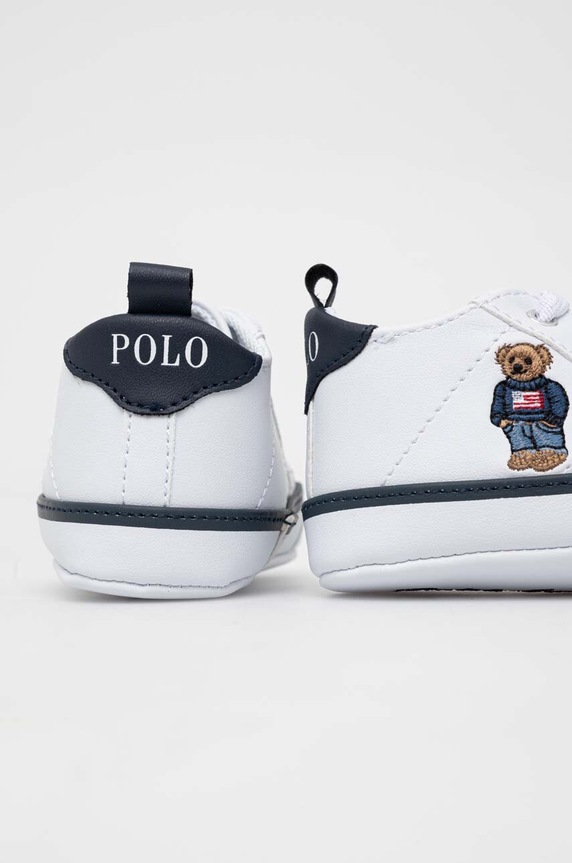 CHLAPEC Kojenecké boty Polo Ralph Lauren RL100690 bílá