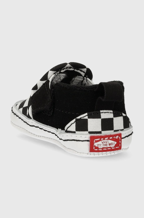 Chłopiec Vans buty niemowlęce IN Slip-On V Crib VN0A2XSLFB71 VN0A2XSL czarny