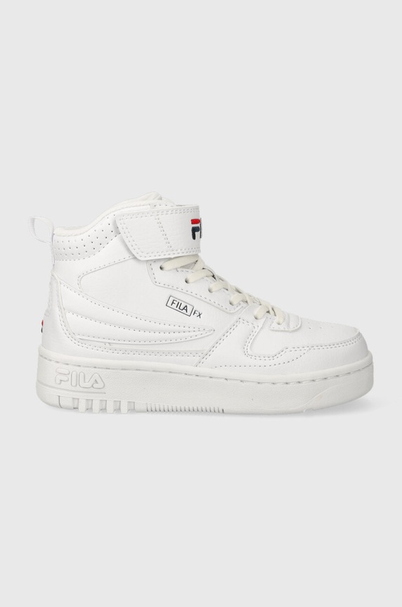 Fila sneakersy dziecięce FXVENTUNO velcro mid imitacja skóry licowej biały FFK0158