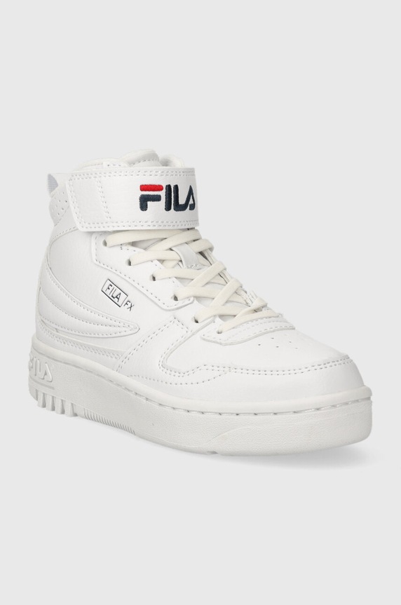 Fila sneakersy dziecięce FXVENTUNO velcro mid FFK0158 biały AW23