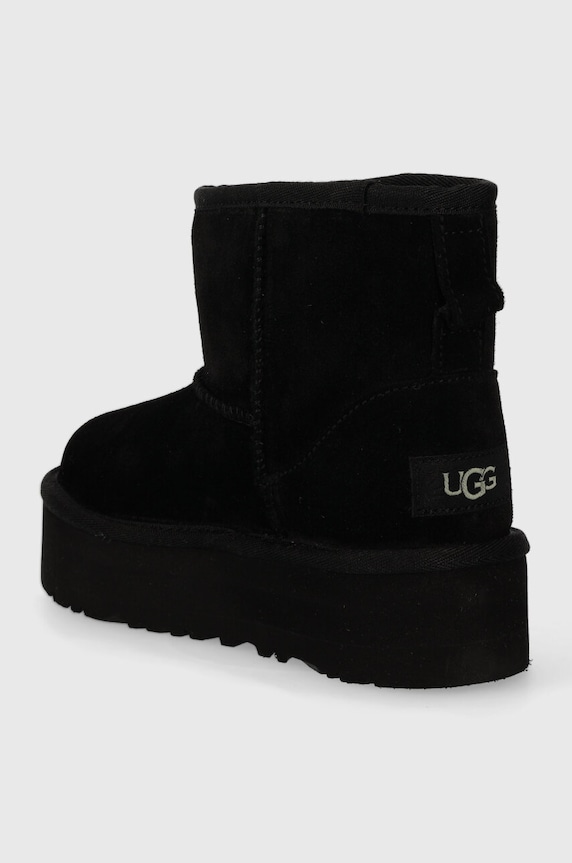 Κοριτσίστικα Μπότες σουέτ για παιδιά UGG CLASSIC MINI PLATFORM 1143700K μαύρο