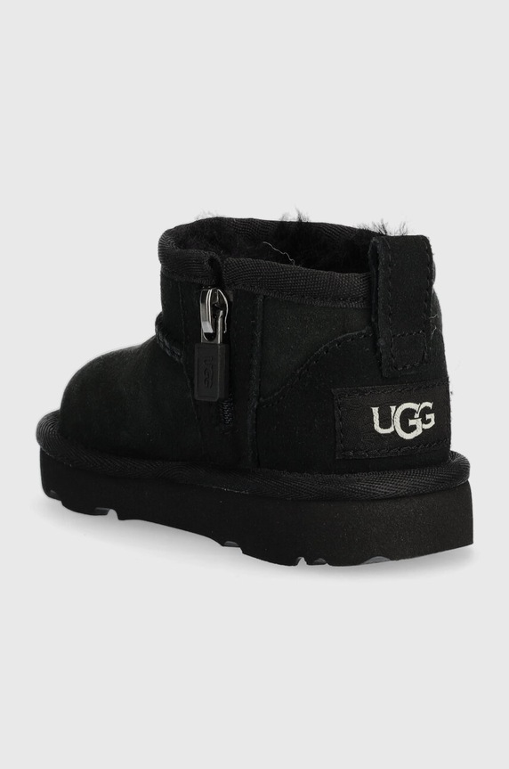 Κοριτσίστικα Μπότες σουέτ για παιδιά UGG T CLASSIC ULTRA MINI 1130750T μαύρο