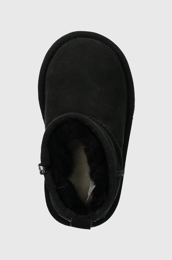 Μπότες σουέτ για παιδιά UGG T CLASSIC ULTRA MINI μαύρο 1130750T