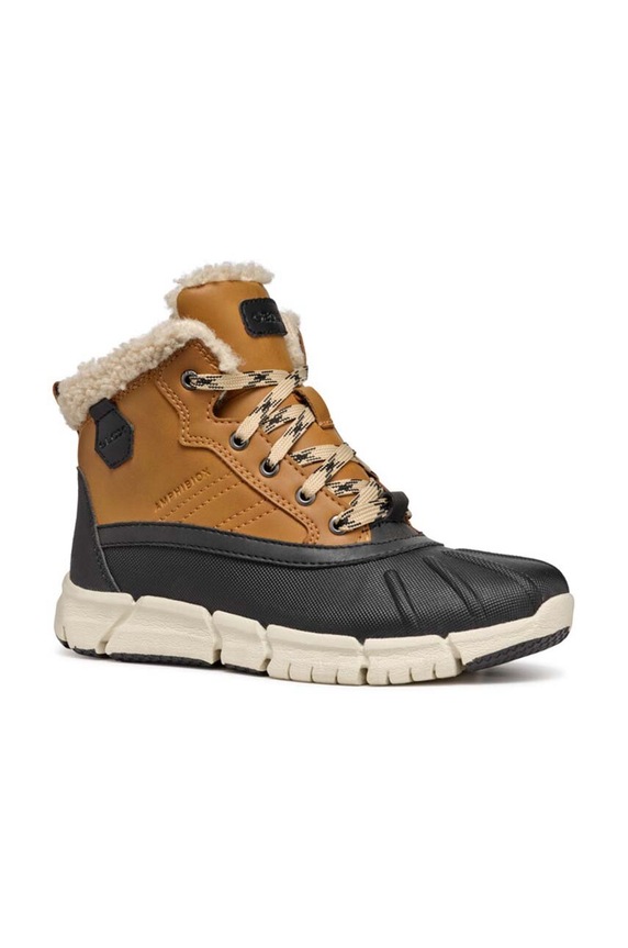Geox buty zimowe dziecięce imitacja skóry licowej beżowy J269XE.0ME50.36.41