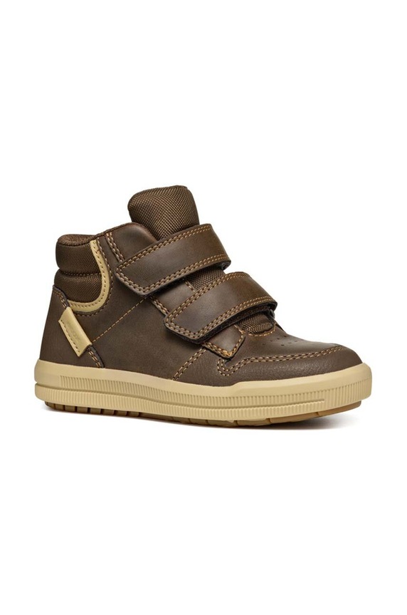 Dětské sneakers boty Geox imitace kůže hnědá J364AB.0MEFU.36.39