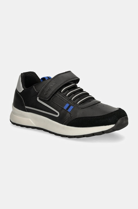 Geox sneakersy dziecięce imitacja zamszu czarny J36GMA.054FU.36.39