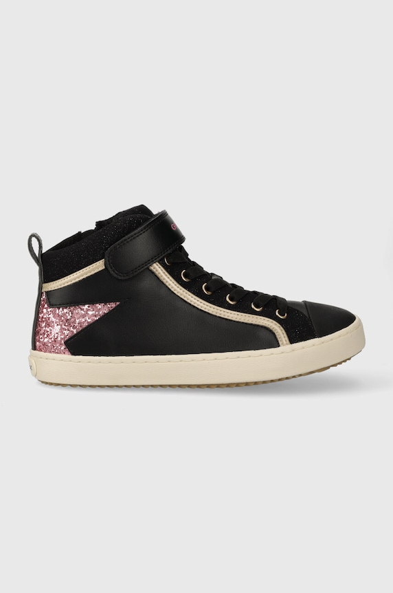 Дитячі кросівки Geox імітація лицьової шкіри чорний J944GM.054GN.36.39