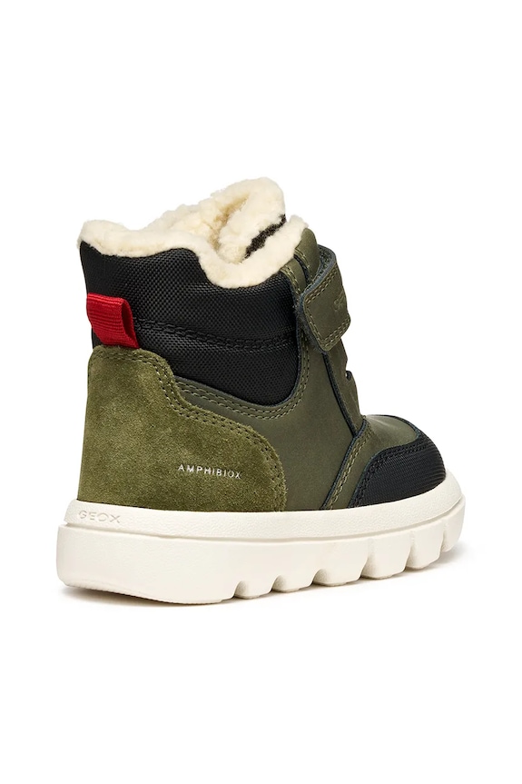 Κοριτσίστικα Παιδικές χειμερινές μπότες Geox B365BC 0ME22 B WILLABOOM B AB B365BC.0ME22.20.23 πράσινο