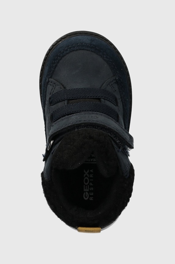 Geox scarpe in camoscio per bambini B362HC 03222 B HYNDE WPF blu navy B362HC.03222.20.23