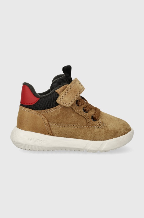 Geox sneakers pentru copii piele galben B365DA.022ME.20.23