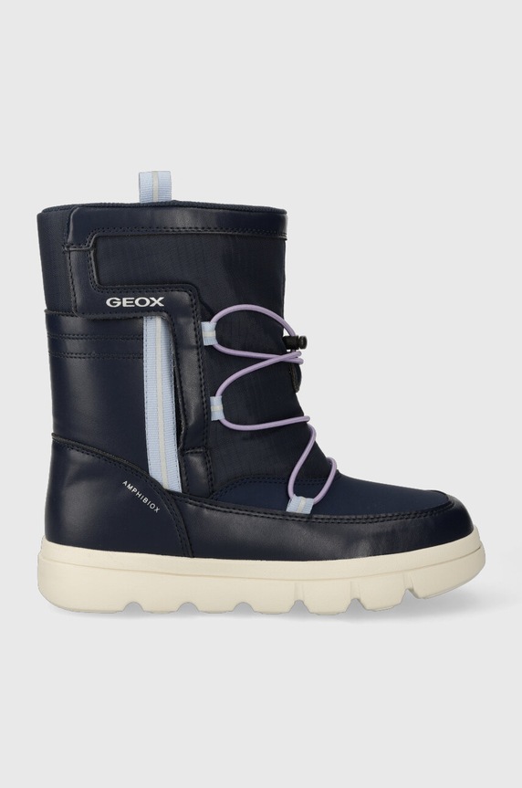 Geox gyerek téli csizma J36HWC 054FU J WILLABOOM B A szintetikus bőr sötétkék J36HWC.054FU.28.35