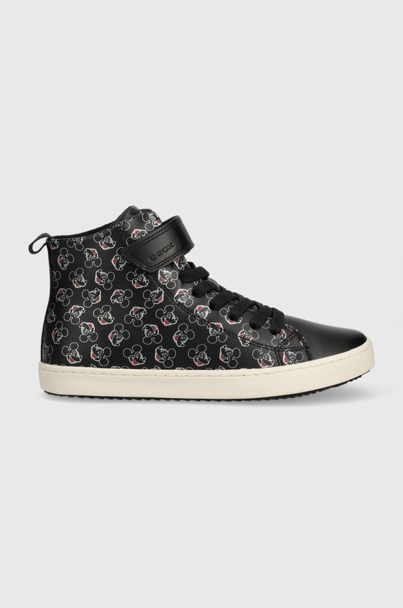Geox trampki dziecięce imitacja skóry licowej czarny J364GH.00004.28.35