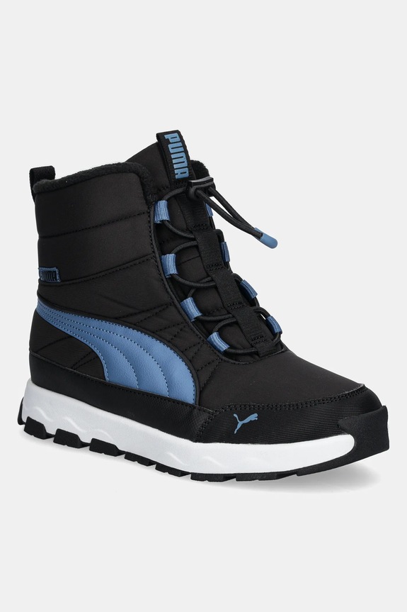 Detské zimné topánky Puma Evolve Boot Jr textilný čierna 392644