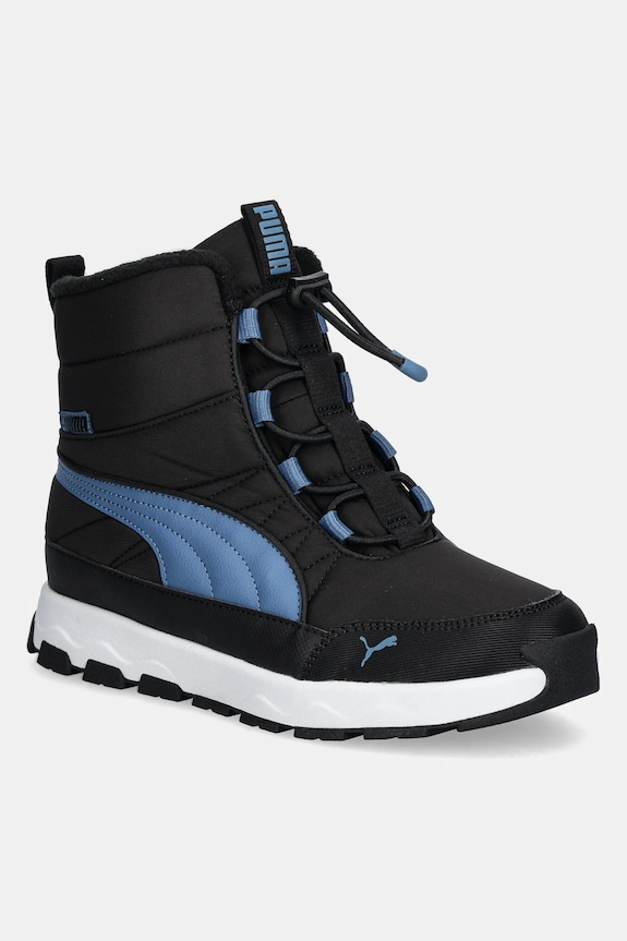 Detské zimné topánky Puma Evolve Boot Jr textilný čierna 392644