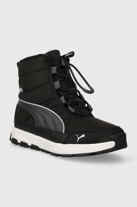 Puma buty zimowe dziecięce Evolve Boot Jr 392644 czarny AW25