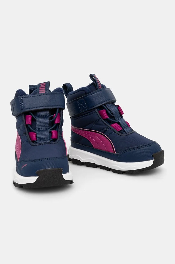 Puma buty zimowe dziecięce Evolve Boot AC+ Inf ocieplane granatowy 392646