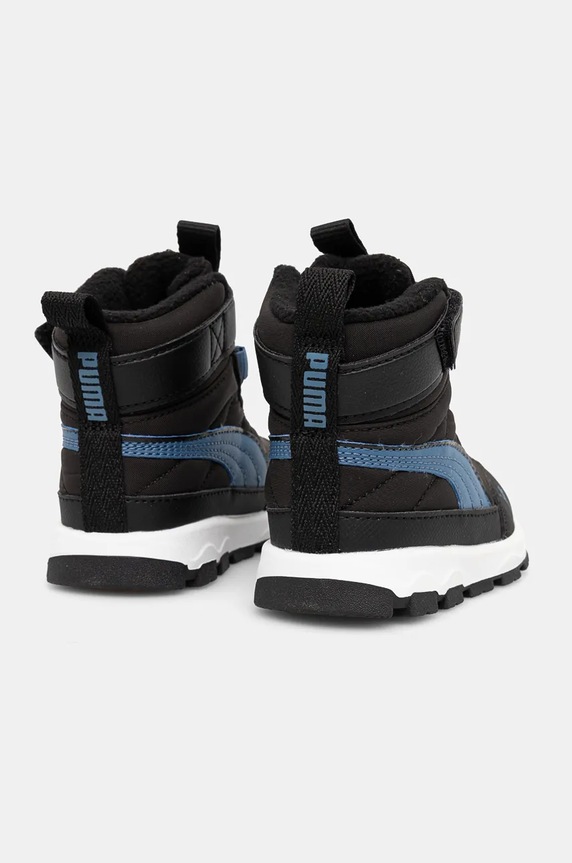 Мальчик Детские зимние сапоги Puma Evolve Boot AC+ Inf 392646 чёрный