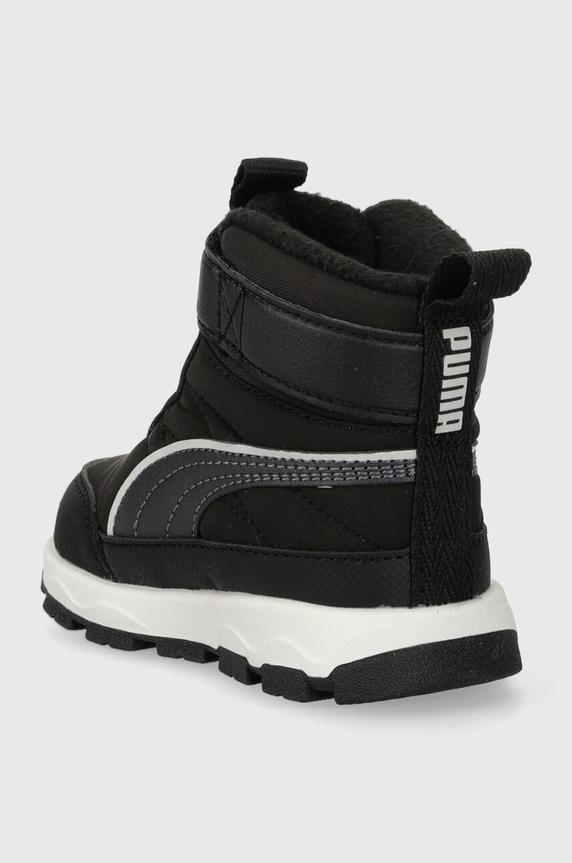Мальчик Детские зимние сапоги Puma Evolve Boot AC+ Inf 392646 чёрный