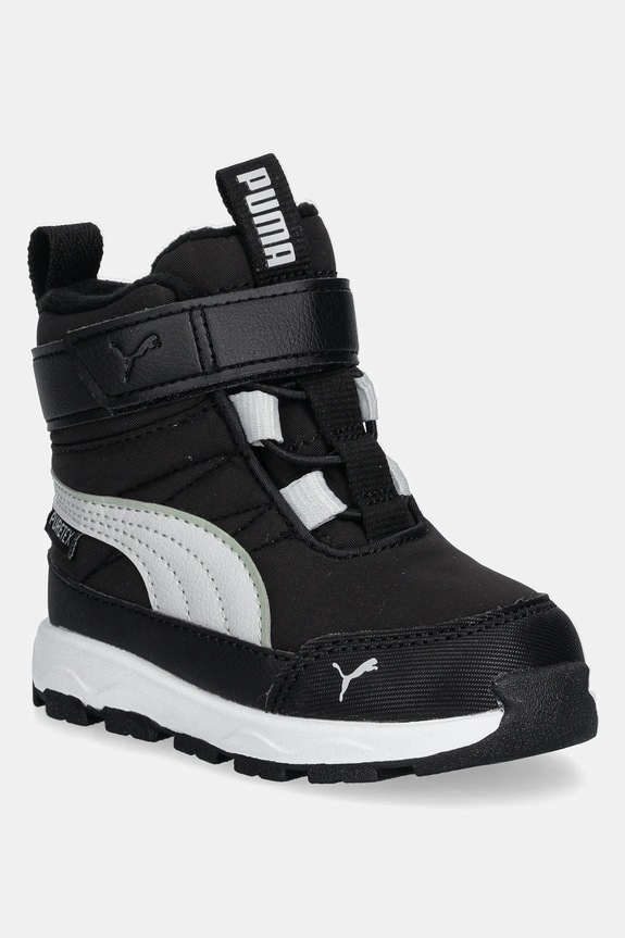 Dječje zimske čizme Puma Evolve Boot Puretex AC+Inf tekstil crna 392650
