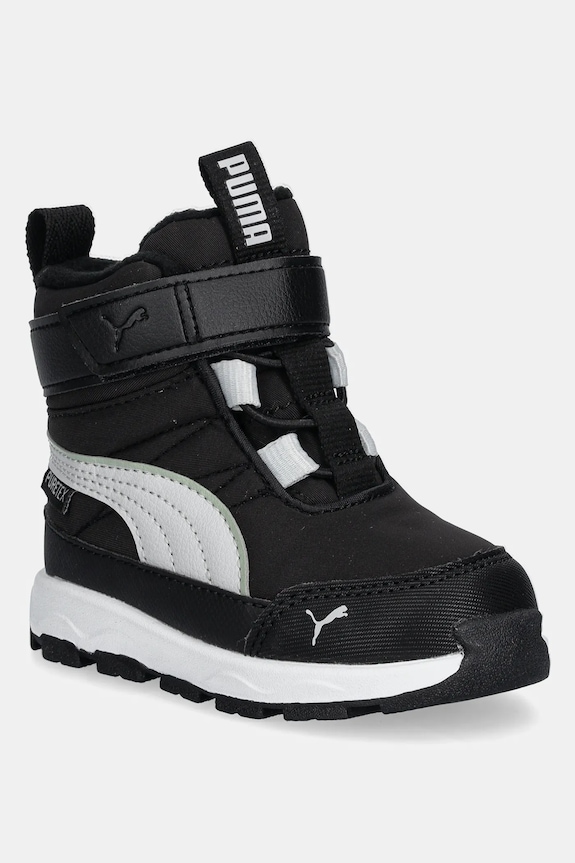 Dječje zimske čizme Puma Evolve Boot Puretex AC+Inf tekstil crna 392650
