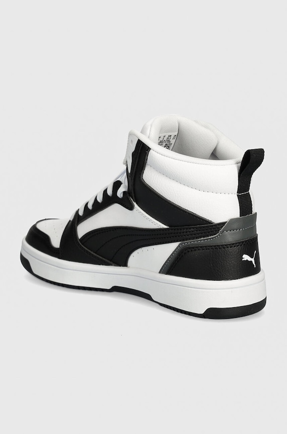 CHLAPEC Dětské sneakers boty Puma Rebound V6 Mid Jr 393831 bílá