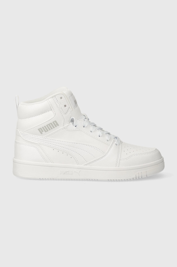 Dječje tenisice Puma Rebound V6 Mid Jr 393831 bijela AW25