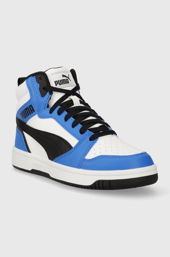Puma gyerek sportcipő Rebound V6 Mid Jr 393831 kék AW25
